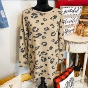 Taupe Leopard Long sleeve